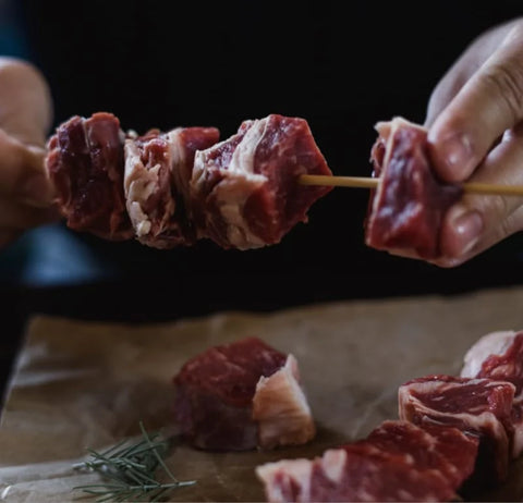 Herb & Garlic Beef Skewers