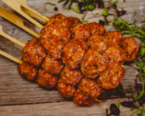 Marsh Butcheries lamb halloumi skewers