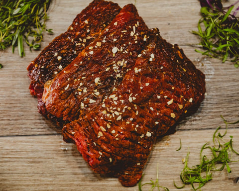 Marsh Butcheries Tender beef rib fillet in a smokey BBQ sauce.